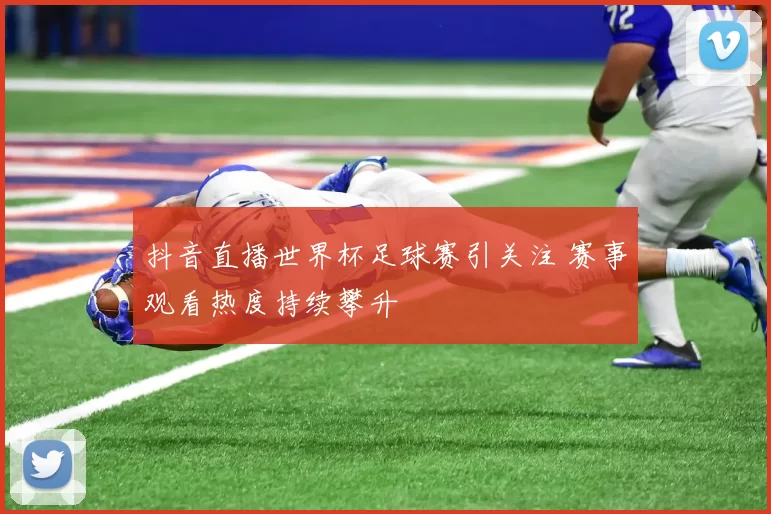 抖音直播世界杯足球赛引关注 赛事观看热度持续攀升