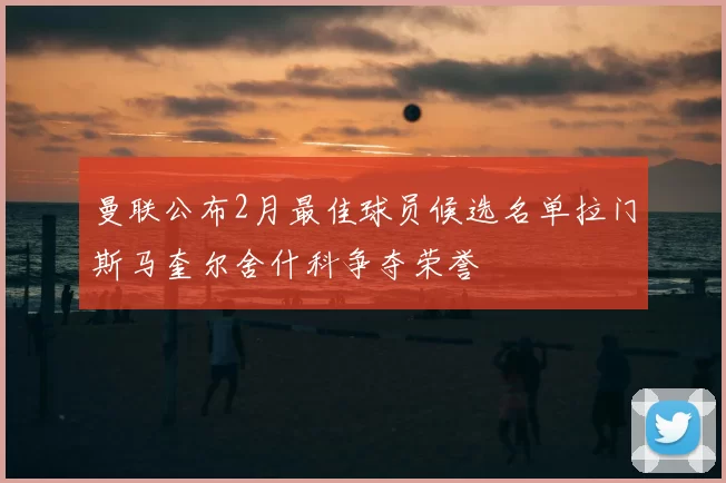 曼联公布2月最佳球员候选名单拉门斯马奎尔舍什科争夺荣誉
