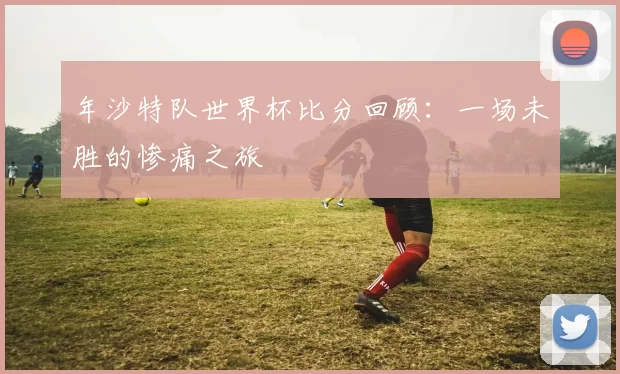 年沙特队世界杯比分回顾：一场未胜的惨痛之旅