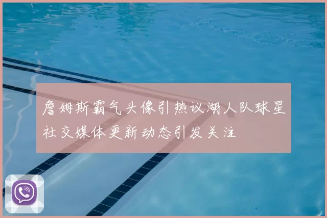 詹姆斯霸气头像引热议湖人队球星社交媒体更新动态引发关注