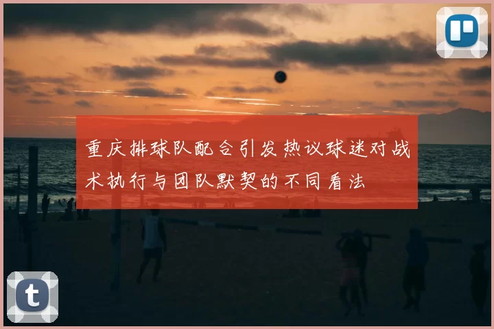 重庆排球队配合引发热议球迷对战术执行与团队默契的不同看法